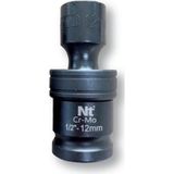 Nt Tools Nttools NDS12M16 16MM 1/2’’ Crmo Mafsallı Darbeli Lokma - Siyah