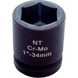 Nt Tools Nttools NTZL1218 18MM 1/2’’ Crmo Metrik Darbeli Lokma - Siyah
