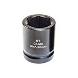 Nt Tools Nttools NTZL3423 23MM 3/4’’ Crmo Metrik Darbeli Lokma - Siyah