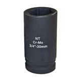 Nt Tools Nttools NTZLU3419 19MM 3/4’’ Crmo Uzun Metrik Darbeli Lokma - Siyah