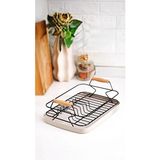 Ntc Metal Modern Bulaşıklık Tek Parça Metal Malzeme 30 x 40 cm Renkli Tasarım