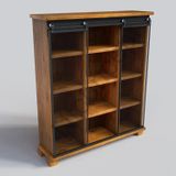 NTCollection Doğal Ağaç Dolap - kitaplık ( 160 cm - h180 cm - 41 cm )