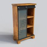 NTCollection Doğal Ağaç Ofis Dolabı ( 100 cm - h150 cm - 41 cm )