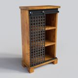 NTCollection Doğal Ağaç Ofis Dolabı ( 120 cm - h150 cm - 41 cm )