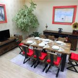 NTCollection Doğal Ağaç Yemek Masası - ( 85 cm - 125 cm Masa )