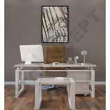 NTCollection Kio Doğal Ahşap Üçlü Ofis Ve Çalışma Odası Takımı - 240'lık Takım