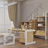 NTCollection Lue Doğal Ahşap Ofis Ve Çalışma Odası Takımı - 220'lık Takım