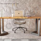 NTCollection Masif Ağaç Ofis Ve Çalışma Masası 75 cm - 160 cm