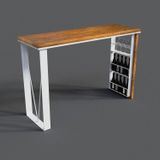 NTCollection Masif Ahşap Mutfak Ve Bar Masası ( 160 cm - 60 cm - h105 cm )