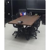 NTCollection Masif Doğal Ağaç Toplantı Ve Ofis Masası ( 75 cm - 100 cm )