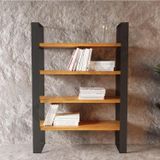 NTCollection Nia Masif Ağaç Kitaplık - vitrin ( en 100 cm )