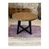 Ntcollection Ntconcept Round Masif Ahşap Yuvarlak Yemek Masası 120X120cm