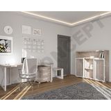 NTCollection Well Doğal Ahşap Dörtlü Ofis Ve Çalışma Odası - 180'lik Takım