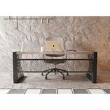 NTConcept Alfa M2 Masif Ağaç Ofis Ve Çalışma Masası Ceviz