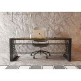 Ntconcept Alfa M3 Masif Ağaç Ofis ve Çalışma Masası - Ebat Seçenekli - 100x200 cm - Açık Ceviz