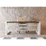 Ntconcept Alfa M9 Masif Ağaç Ofis ve Çalışma Masası - Ebat Seçenekli - 100x200 cm - Açık Ceviz