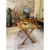 Ntconcept Arden Doğal Ahşap Masif Yemek Masası 85x160