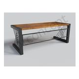 Ntconcept Doğal Ağaç Açık Ceviz Renk Metal Perdeli Ofis ve Çalışma Masası(85cm-140cm)