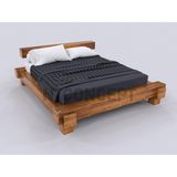 Ntconcept Doğal Ahşap KARYOLA(200CM-200CM) - 200 x 200 cm - Ceviz
