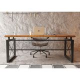 Ntconcept Mar Masif Ağaç Ofis ve Çalışma Masası - Ebat Seçenekli - 85x170 cm - Açık Ceviz