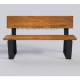 Ntconcept Masif Ahşap Sırtlı BANK/CEVIZ/240 Cm/