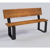 Ntconcept Masif Ahşap Sırtlı Bank/ceviz/60 Cm/