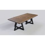 Ntconcept Masif Ahşap Toplantı MASASI120 cm -300 cm - Kahverengi - 120 x 300 cm
