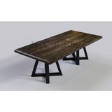 Ntconcept Masif Ahşap Toplantı MASASI120 cm -320 cm - Kahverengi - 120 x 320 cm