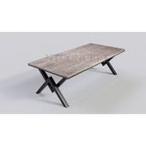 Ntconcept Masif Ahşap Toplantı MASASI120 cm -340 cm - Kahverengi - 120 x 340 cm