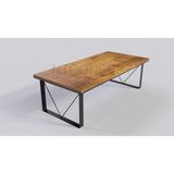 NTConcept Myra Masif Ahşap Toplantı Masası 100x200 cm