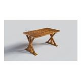 Ntconcept Ofis Açık Ceviz Doğal Ağaç Çalışma Masası(75cm-100cm)