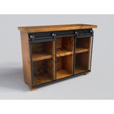 Ntconcept Peix Masif Ahşap Ray Kapak Konsol - Ceviz - 220 cm