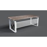 Ntconcept Quin Masif Ağaç Ofis ve Çalışma Masası - Ebat Seçenekli - 85x220 cm - Açık Ceviz