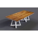NTConcept Riz Masif Ahşap Toplantı Masası 85x160 cm