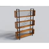 Ntconcept Tora Masif Ağaç Kitaplık-Vitrin - 80 cm