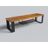 Ntconcept Tore Masif Ahşap Tv Stand - (Genişlik 180CM) - Ceviz – Beyaz