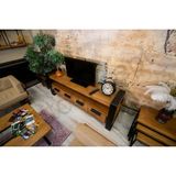 Ntconcept Vivien Masif Ahşap Tv Stand(Uzunluk 240CM) - Anadolu Ceviz