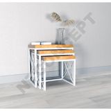 Ntconcept Woe Masif Ağaç Zigon Sehpa -NTmazs1323300