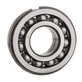 NTN Bearing 6013NRC3 Tek Sıralı Derin Oluklu Radyal Bilyalı Rulman, Geçmeli Halka, C3 Açıklık, Çelik Kafes, 65 mm Delik ID, 100 mm OD, 18 mm Genişlik, Açık
