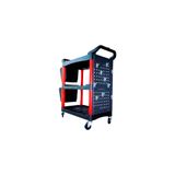 NTTolls Nttools NTTC02 3 Raflı Aksesuarlı Alet Taşıma Arabası