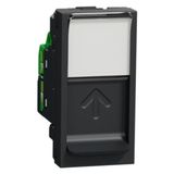 NU341454 | Schneider Yeni Unica, RJ45 Cat6 UTP Data Prizi 1 modül, Antrasit