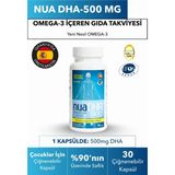 Nua Dha 500 Omega-3 Içeren Gıda Takviyesi - 30 Kapsül - Limon