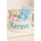 NuaCraft Kişiye İsme Özel Bebek Hediye Sepeti İsimli Sepet