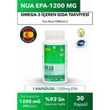 Nuaepa Nua EPA 1200 Omega-3 İçeren Gıda Takviyesi 30 Kapsül