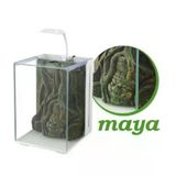 Nubios Maya Dekorlu Nano Akvaryum Beyaz 20X22x29 Cm