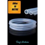 Nublado 10 Metre Şeffaf Terazi Hortumu (Iç Çap 8 Mm) Termosifon Otomobil Kapı Fitili - 8 mm x 10 m