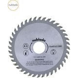 Nublado 115 mm 40 Diş Ahşap Testere Kesici Spiral Ağaç Sunta Kesme Testeresi Avuç Taşlamalar Için (2 Adet) - Gri