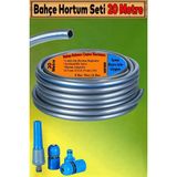 nublado 1/2 Hortum Seti 20 Metre Garden Kit Bahçe Çeşme Su Sulama Araç Yıkama Hortumu OTO