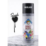 Nublado 400 ml Metal Ahşap Beton Yüzeylere Uygun Sprey Boya Hobi Dekoratif Amaçlı Sprey Boya - 1 - Siyah