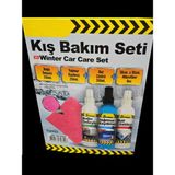 Nublado Araç Kış Bakım Seti Buğu Önleyici Yağmur Kaydırıcı Buz Çözücü Mikrofiber Bez Winter Car Care - Standart - Renkli